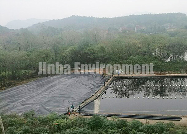 Regulating Pool Wet Process Covering Project Of Huangmei County Garbage Treatment Plant 